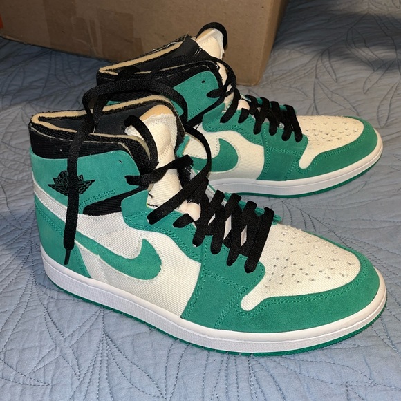 MENS SIZE 8.5 bike high top green white and black - Picture 5 of 6